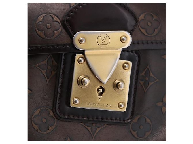 LOUIS VUITTON Monogram Bronze Serjan PM Shoulder Bag Bronze M95463 Auth ka6195V Monogramm - Ansicht 26