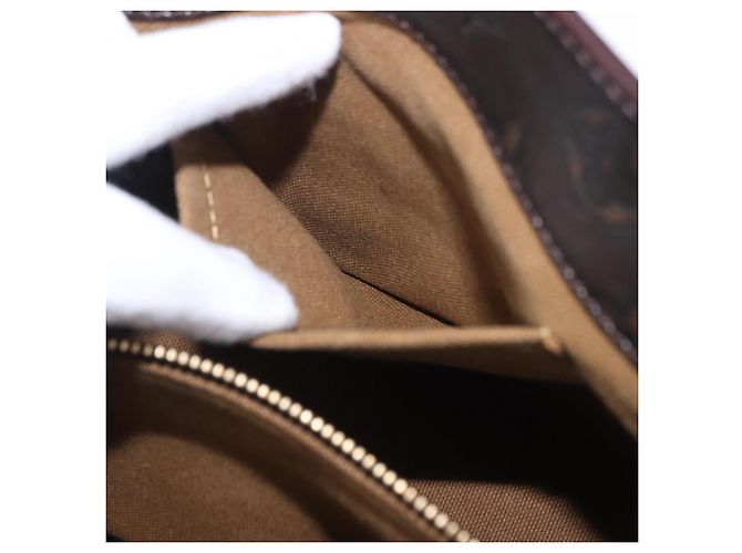 LOUIS VUITTON Monogram Bronze Serjan PM Shoulder Bag Bronze M95463 Auth ka6195V Monogramm - Ansicht 38