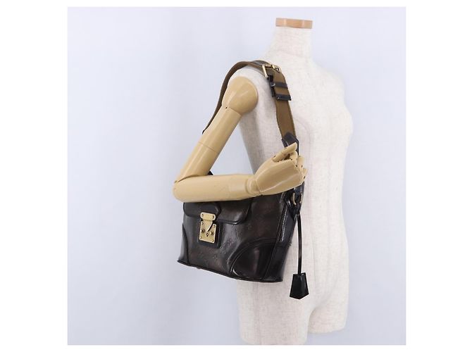 LOUIS VUITTON Monogram Bronze Serjan PM Shoulder Bag Bronze M95463 Auth ka6195V Monogramm - Ansicht 39