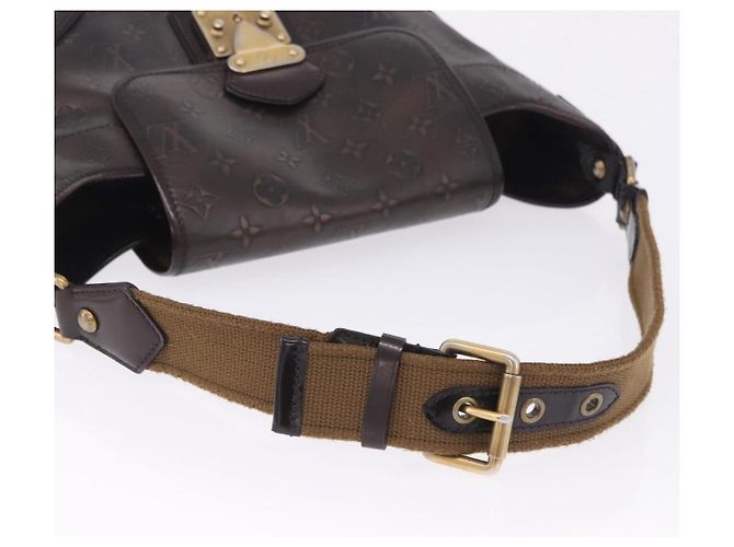 LOUIS VUITTON Monogram Bronze Serjan PM Shoulder Bag Bronze M95463 Auth ka6195V Monogramm - Ansicht 7