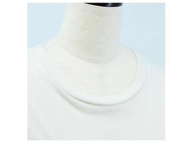 Camiseta de manga corta Coach Signature de algodón XS Blanco Auth 203738M - vista 5