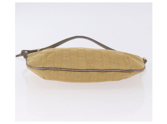 Borsa a tracolla GUCCI GG Canvas Beige Oro 005 0813 Auth 204158 D'oro - vista 12