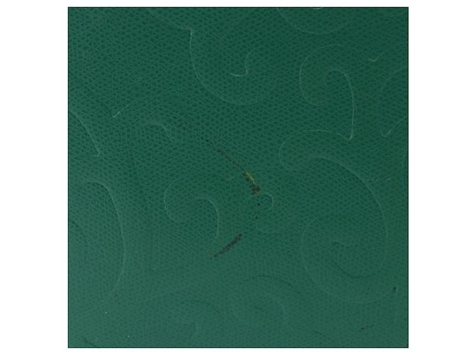 Autre Marque Borsa a tracolla SAINT LAURENT in pelle verde tono oro Auth 203497 - vista 5