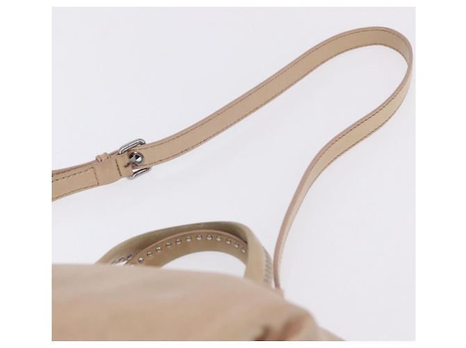Borsa a mano Miu Miu in pelle 2way Rosa Argento Auth 204371A - vista 17