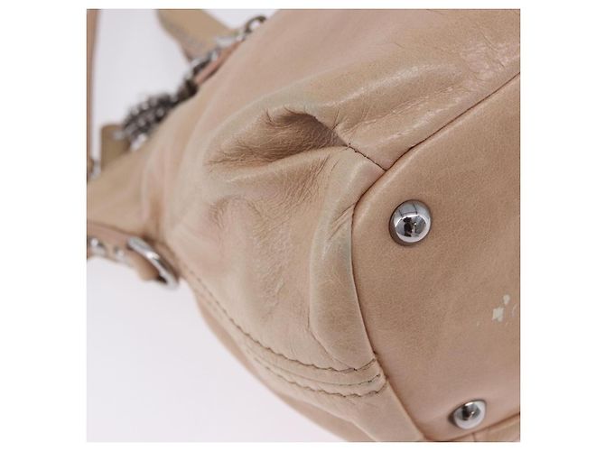 Borsa a mano Miu Miu in pelle 2way Rosa Argento Auth 204371A - vista 20