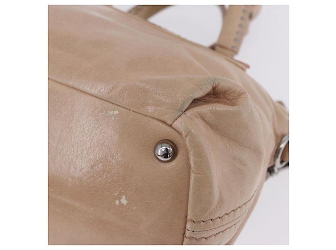 Borsa a mano Miu Miu in pelle 2way Rosa Argento Auth 204371A - vista 23