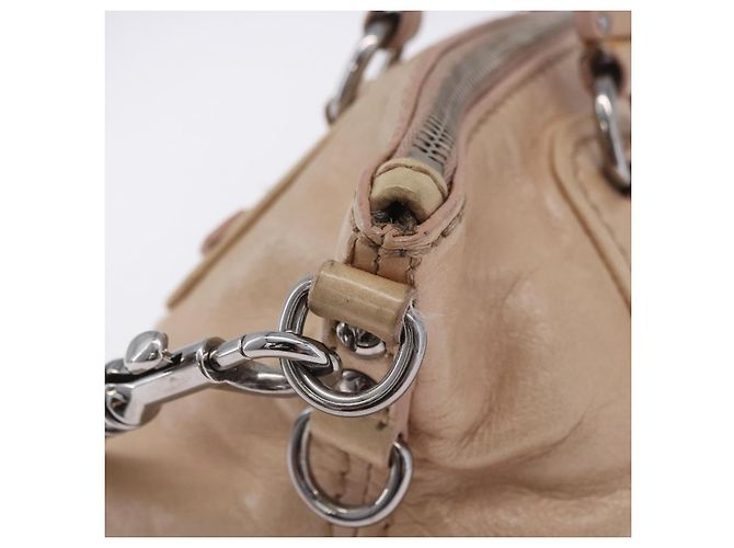 Borsa a mano Miu Miu in pelle 2way Rosa Argento Auth 204371A - vista 4