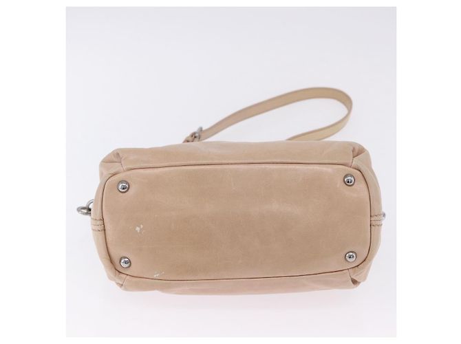 Borsa a mano Miu Miu in pelle 2way Rosa Argento Auth 204371A - vista 6