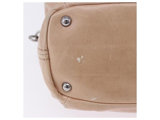 Borsa a mano Miu Miu in pelle 2way Rosa Argento Auth 204371A - vista 7