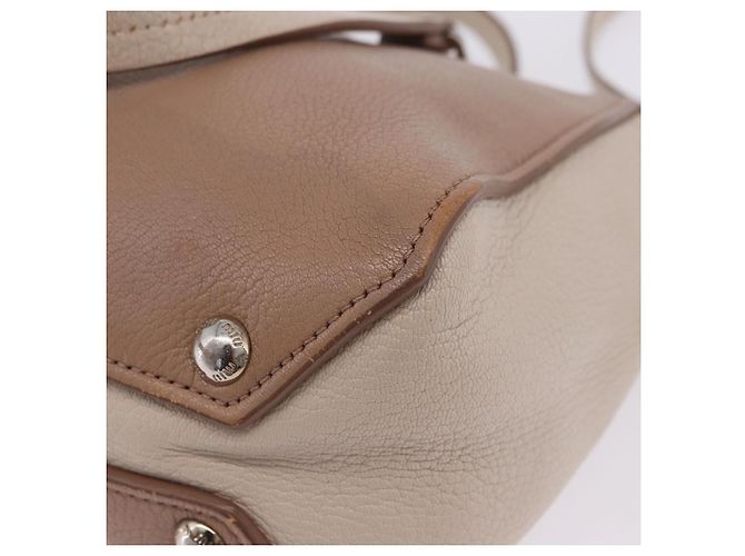 Borsa a mano Miu Miu in pelle 2way Beige Auth ka6259V - vista 25
