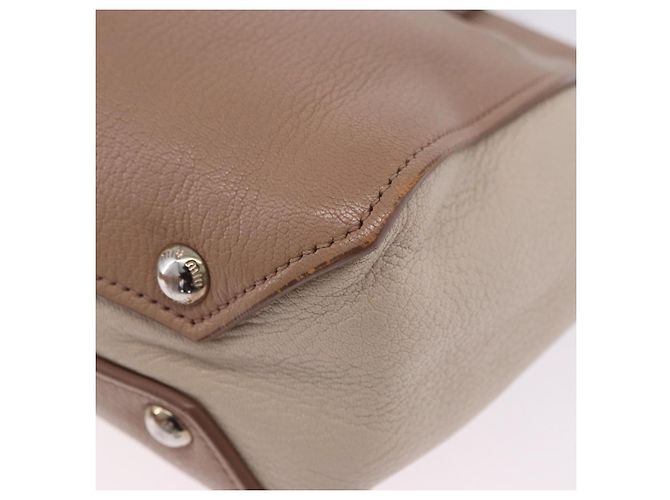 Borsa a mano Miu Miu in pelle 2way Beige Auth ka6259V - vista 27