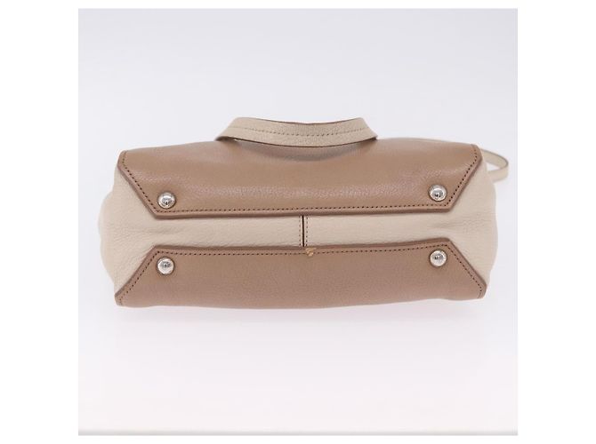 Borsa a mano Miu Miu in pelle 2way Beige Auth ka6259V - vista 7