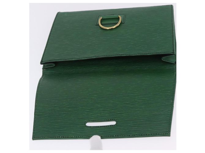 Borsa a Pochette LOUIS VUITTON Epi Jena Green M52724 LV Auth 204030 Verde - vista 19