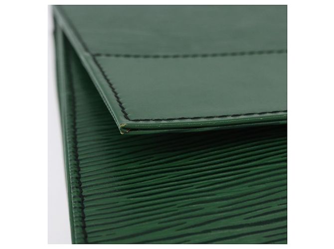 Borsa a Pochette LOUIS VUITTON Epi Jena Green M52724 LV Auth 204030 Verde - vista 9