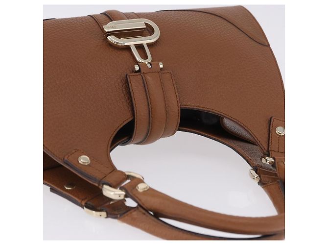 Borsa GUCCI G Jackie in pelle Taurillon Clemence Marrone Oro 130995 Auth am12624M D'oro - vista 6