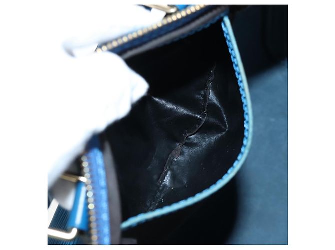 LOUIS VUITTON Epi Speedy 35 Borsa a mano Toledo Blue M42995 LV Auth 201415V - vista 10