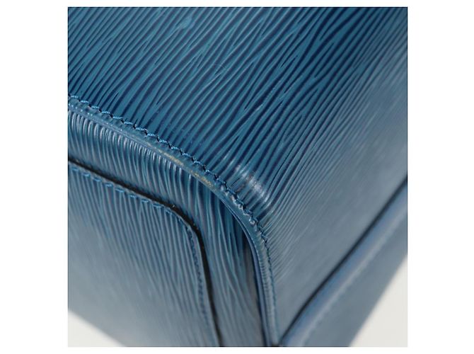 LOUIS VUITTON Epi Speedy 35 Borsa a mano Toledo Blue M42995 LV Auth 201415V - vista 16