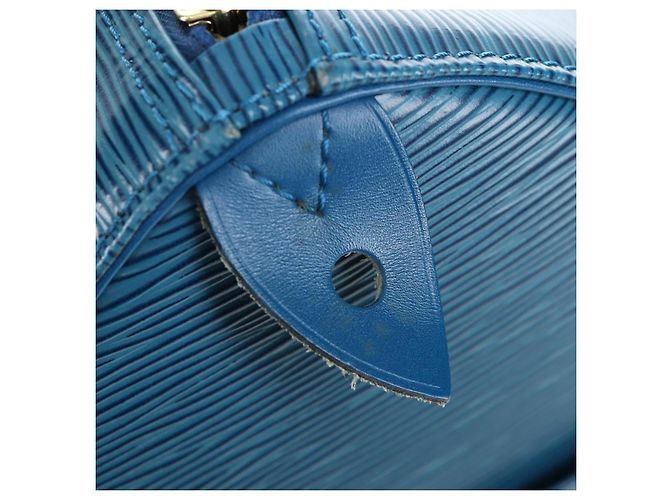 LOUIS VUITTON Epi Speedy 35 Borsa a mano Toledo Blue M42995 LV Auth 201415V - vista 21