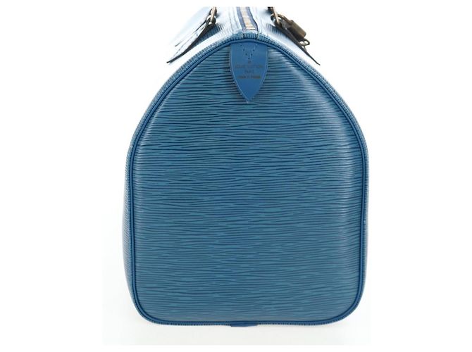 LOUIS VUITTON Epi Speedy 35 Borsa a mano Toledo Blue M42995 LV Auth 201415V - vista 3