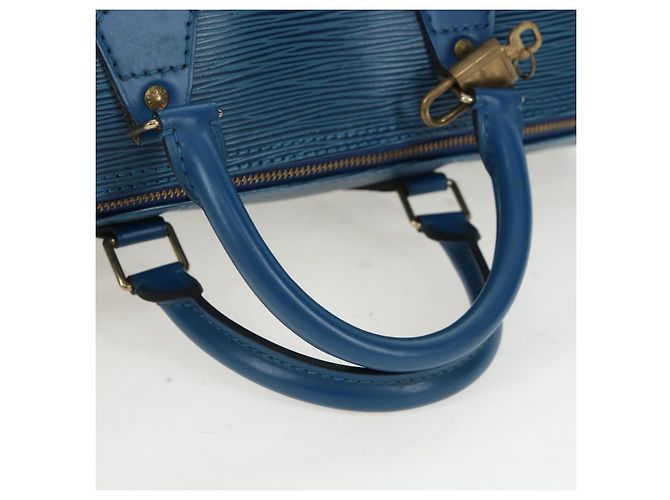 LOUIS VUITTON Epi Speedy 35 Borsa a mano Toledo Blue M42995 LV Auth 201415V - vista 7