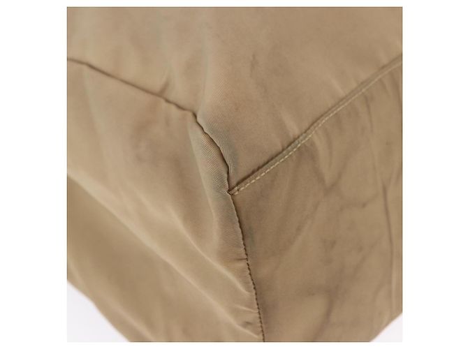 Bolsa de mão PRADA Nylon Bege Auth ar14168 - vista 18