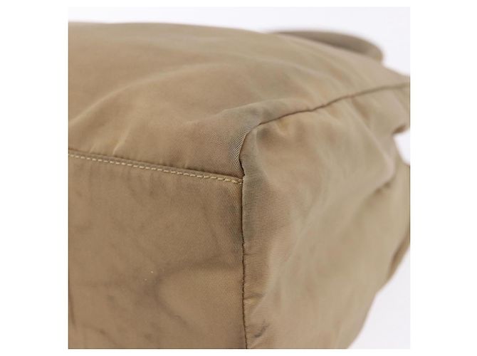 Bolsa de mão PRADA Nylon Bege Auth ar14168 - vista 21