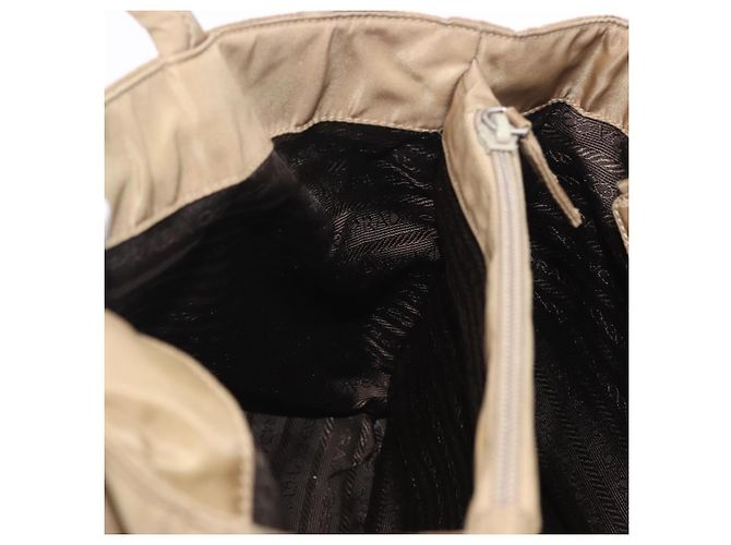 Bolsa de mão PRADA Nylon Bege Auth ar14168 - vista 27
