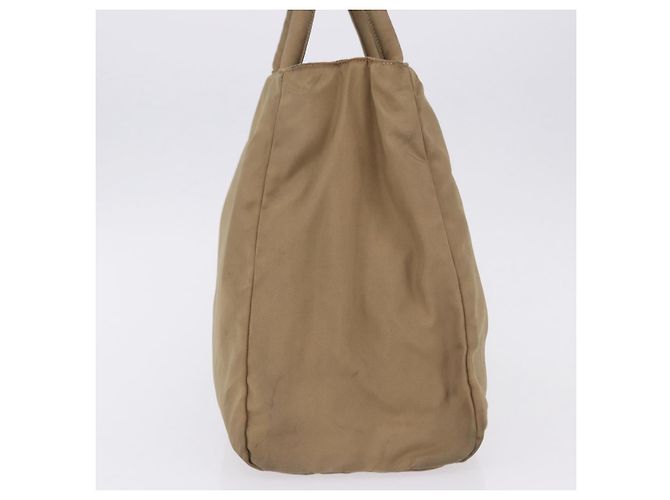 Bolsa de mão PRADA Nylon Bege Auth ar14168 - vista 5