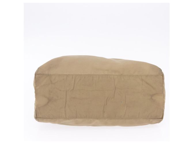 Bolsa de mão PRADA Nylon Bege Auth ar14168 - vista 8