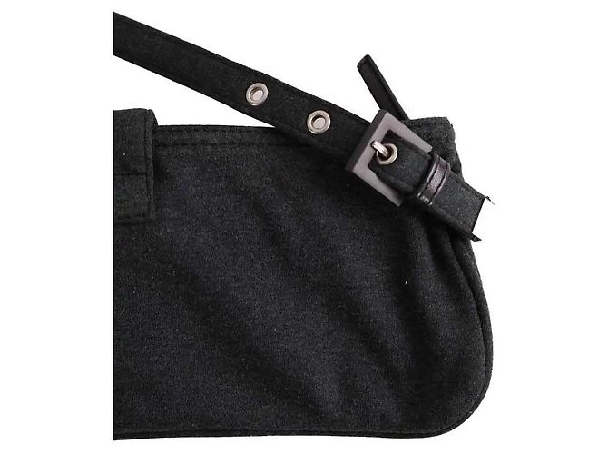 Fendi Baguette-Schultertasche anthrazit Anthrazitgrau - Ansicht 3