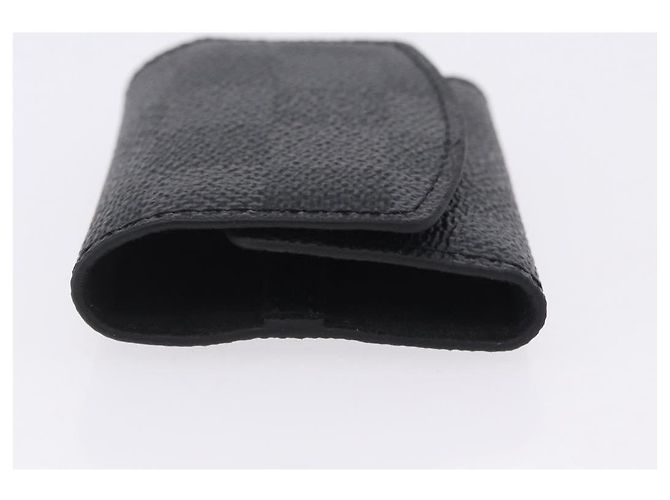 Abotoaduras LOUIS VUITTON Damier Graphite LV Catch Cuffs Metal M80188 Auth BA15541V Prata Damier ebene - vista 4