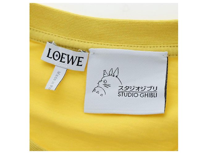 LOEWE x Studio Ghibli Spirited Away Otori-Sama T-shirt XS Yellow Auth 167592SAM Amarillo - vista 12