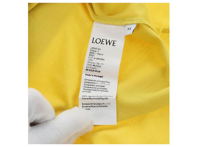 LOEWE x Studio Ghibli Spirited Away Otori-Sama T-shirt XS Yellow Auth 167592SAM Amarillo - vista 15