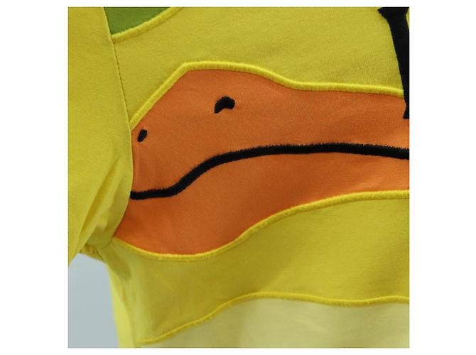 LOEWE x Studio Ghibli Spirited Away Otori-Sama T-shirt XS Yellow Auth 167592SAM Amarillo - vista 6