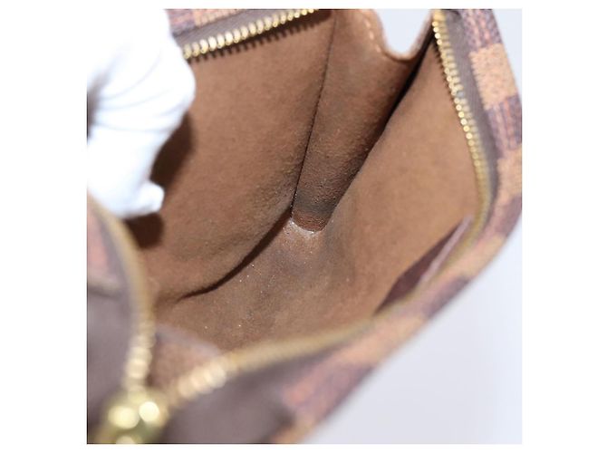 LOUIS VUITTON Damier Ebene Marais Pouch LV Auth 201498A - vista 18