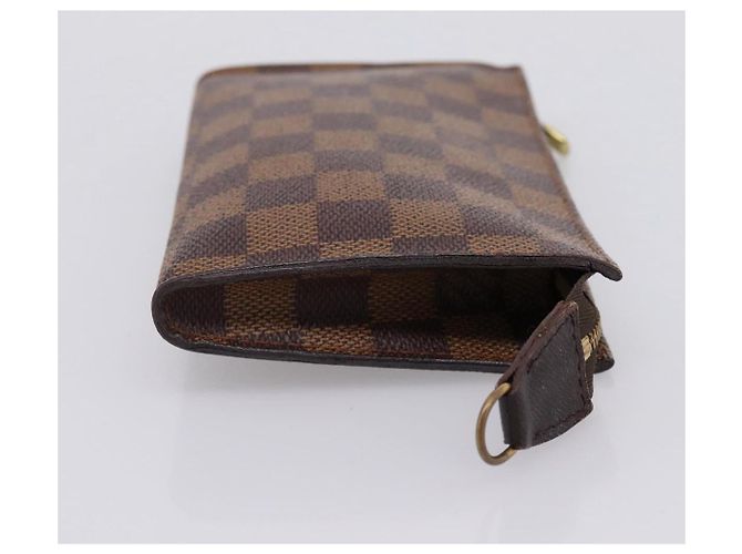 LOUIS VUITTON Damier Ebene Marais Pouch LV Auth 201498A - vista 4