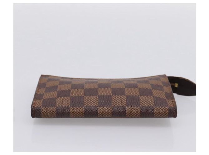 LOUIS VUITTON Damier Ebene Marais Pouch LV Auth 201498A - vista 6