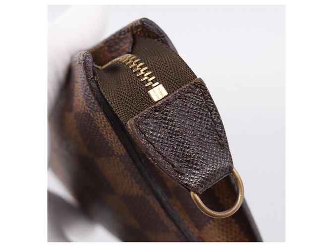 LOUIS VUITTON Damier Ebene Marais Pouch LV Auth 201498A - vista 8