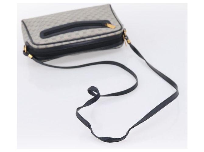 Borsa a tracolla GUCCI GG Supreme PVC Navy Gold 007 39 0014 Auth 203669 D'oro Blu navy - vista 7
