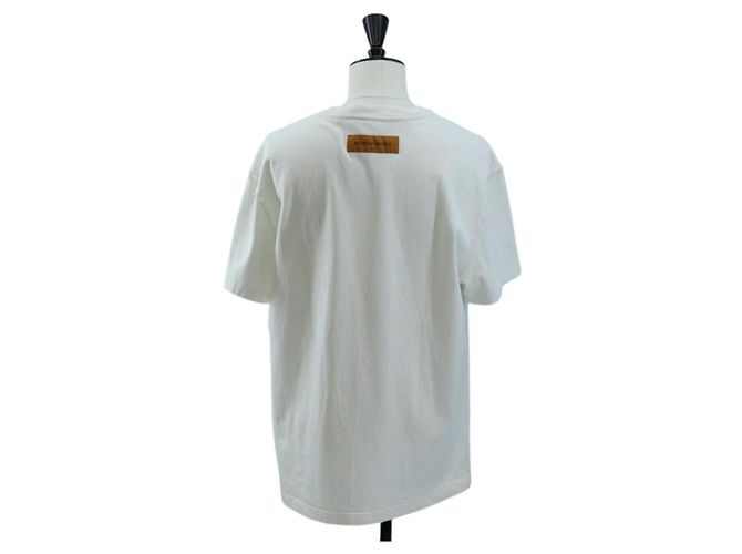 Camiseta LOUIS VUITTON LV Spread Embroidery Shirt Cotton White LV Auth 202735M Blanco - vista 2