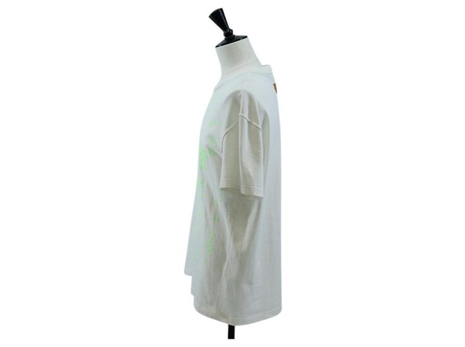 Camiseta LOUIS VUITTON LV Spread Embroidery Shirt Cotton White LV Auth 202735M Blanco - vista 3