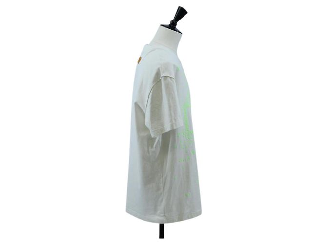 Camiseta LOUIS VUITTON LV Spread Embroidery Shirt Cotton White LV Auth 202735M Blanco - vista 4