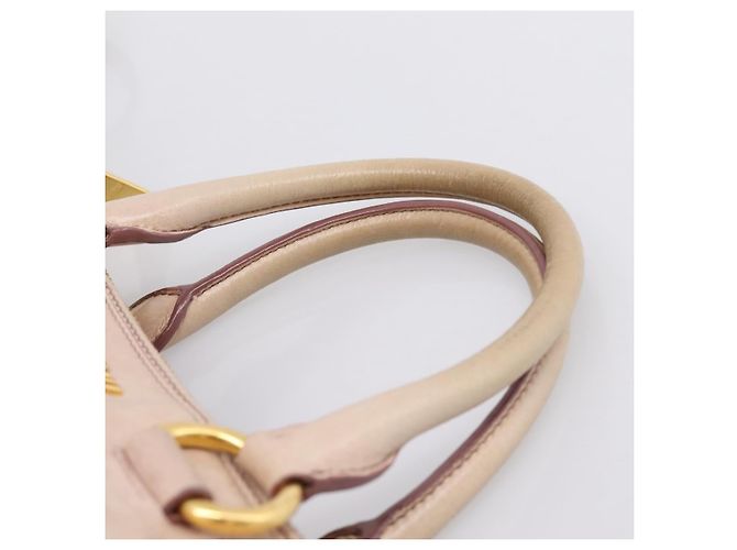Borsa a mano Miu Miu Vitellolux 2way Pink Gold Auth 204377A Rosa D'oro - vista 8