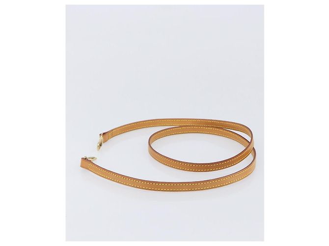 LOUIS VUITTON Nume leather Shoulder Strap Leather 44.9"" Beige LV Auth 204230A - vista 4