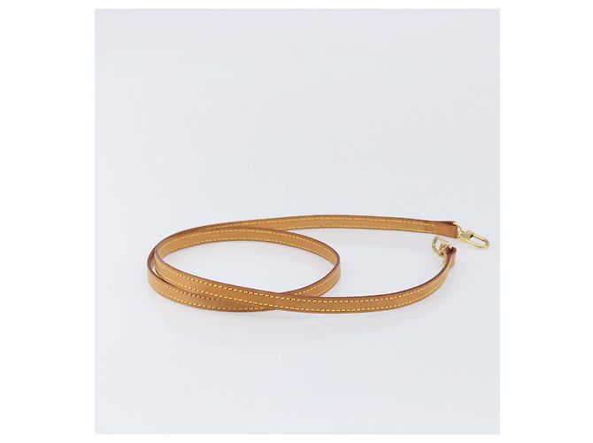 LOUIS VUITTON Nume leather Shoulder Strap Leather 44.9"" Beige LV Auth 204230A - vista 5