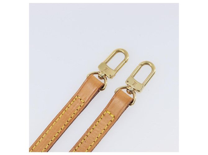 LOUIS VUITTON Nume leather Shoulder Strap Leather 44.9"" Beige LV Auth 204230A - vista 6