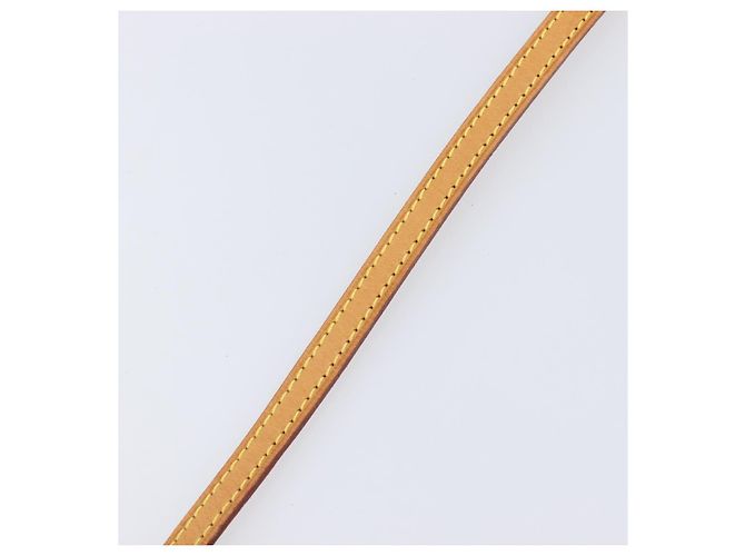LOUIS VUITTON Nume leather Shoulder Strap Leather 44.9"" Beige LV Auth 204230A - vista 8