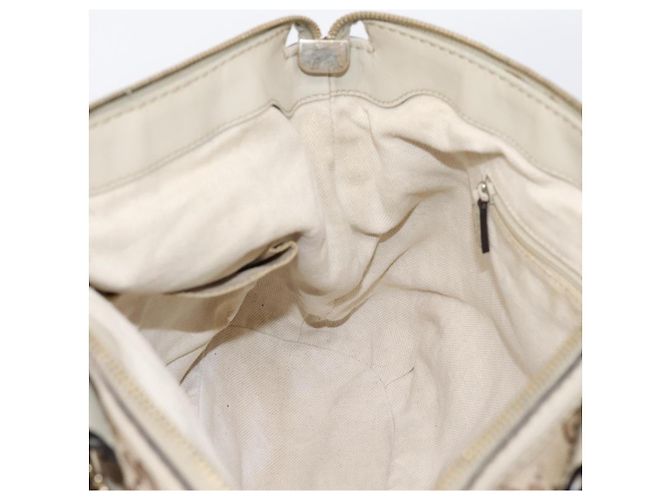 Borsa GUCCI GG Canvas Sukey 2way Beige Gold 247902 Auth 201493 D'oro - vista 25