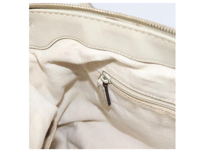 Borsa GUCCI GG Canvas Sukey 2way Beige Gold 247902 Auth 201493 D'oro - vista 26
