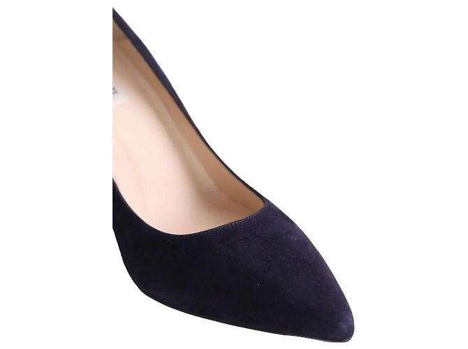 Tacchi Fern Lk Bennett in camoscio blu navy - vista 4